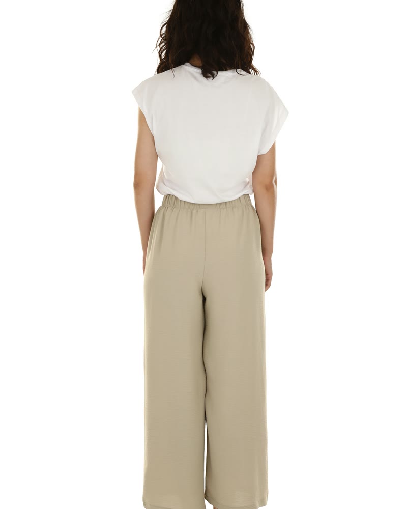 Wide trouser in oat